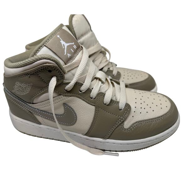 Nike Air Jordan 1 Mid Legend Light Brown Khaki GS HF4781-203 Size 6.5Y main image 6